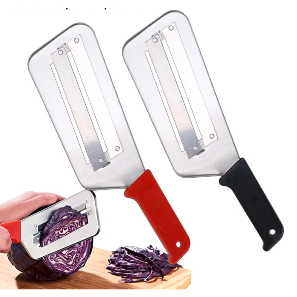 Multi Functional Stainless Steel Cabbage Slicer with Handle for Veggies