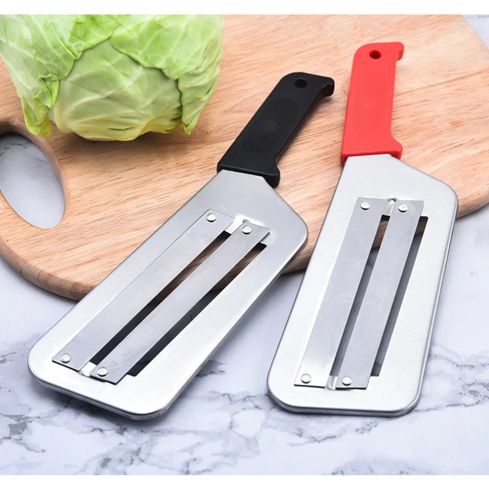 Multi Functional Stainless Steel Cabbage Slicer with Handle for Veggies