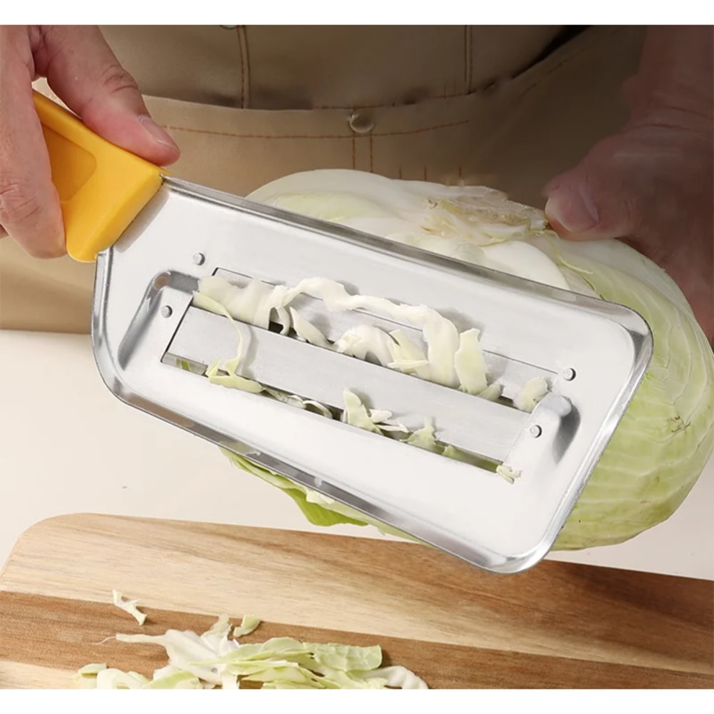 Multi Functional Stainless Steel Cabbage Slicer with Handle for Veggies