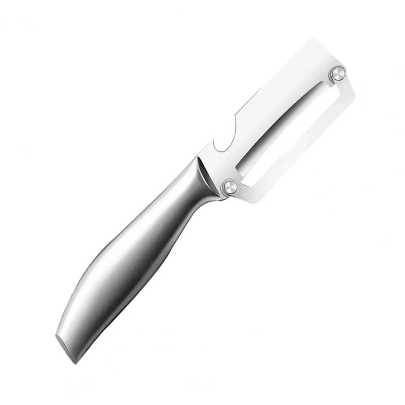 Premium Stainless Steel Flat Edge Peeler Multi Purpose Vegetable Fruit Slicer 6