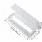Iron Under Cabinet Paper Towel Tissue Box Holder Space Saving Drill Free Installation 5