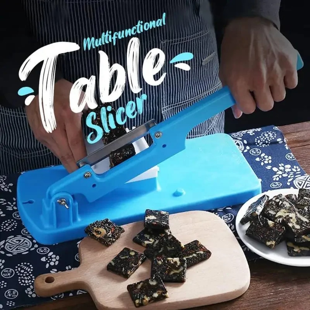 Portable Manual Meat Slicer & Vegetable Grater for Home Kitchen