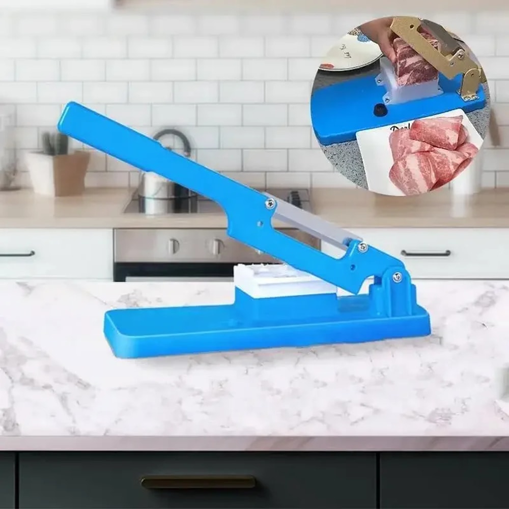 Portable Manual Meat Slicer & Vegetable Grater for Home Kitchen