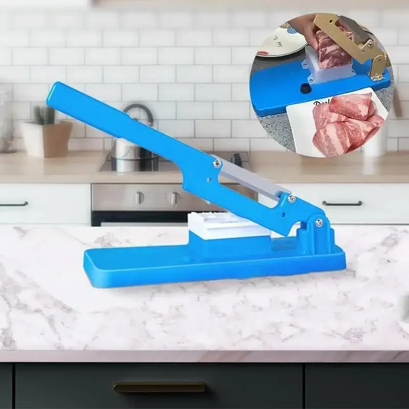 Portable Manual Meat Slicer & Vegetable Grater for Home Kitchen