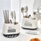Premium Kitchen Utensil Holder With Drainage Cutlery Spoon Organizer 1
