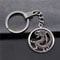 Antique Silver Dragon Keychain Pendant Fantasy Jewelry Gift