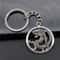 Antique Silver Dragon Keychain Pendant Fantasy Jewelry Gift