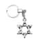 Vintage Star Of David Keychain Pendant Handmade Antique Silver Gift 3