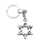 Vintage Star Of David Keychain Pendant Handmade Antique Silver Gift 3