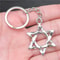 Vintage Star Of David Keychain Pendant Handmade Antique Silver Gift 4
