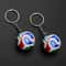 Mini Soccer Ball Keychain Sports Fan Football Charm