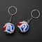 Mini Soccer Ball Keychain Sports Fan Football Charm