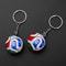 Mini Soccer Ball Keychain Sports Fan Football Charm