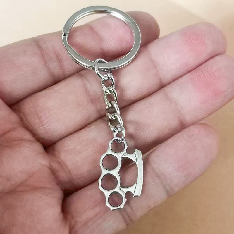 Pricked Knuckles Metal Pendant Keychain Fashion Car & Bag Accessory