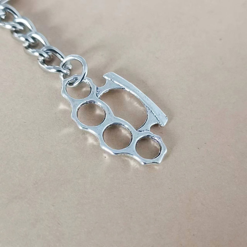 Pricked Knuckles Metal Pendant Keychain Fashion Car & Bag Accessory