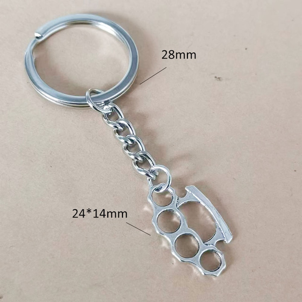 Pricked Knuckles Metal Pendant Keychain Fashion Car & Bag Accessory