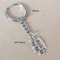 Pricked Knuckles Metal Pendant Keychain Fashion Car & Bag Accessory