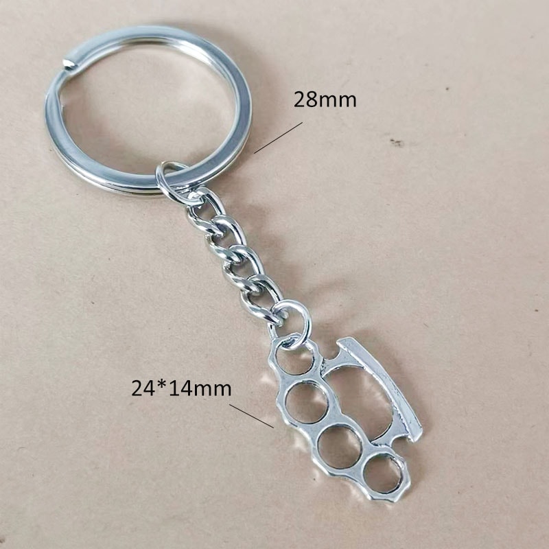 Pricked Knuckles Metal Pendant Keychain Fashion Car & Bag Accessory