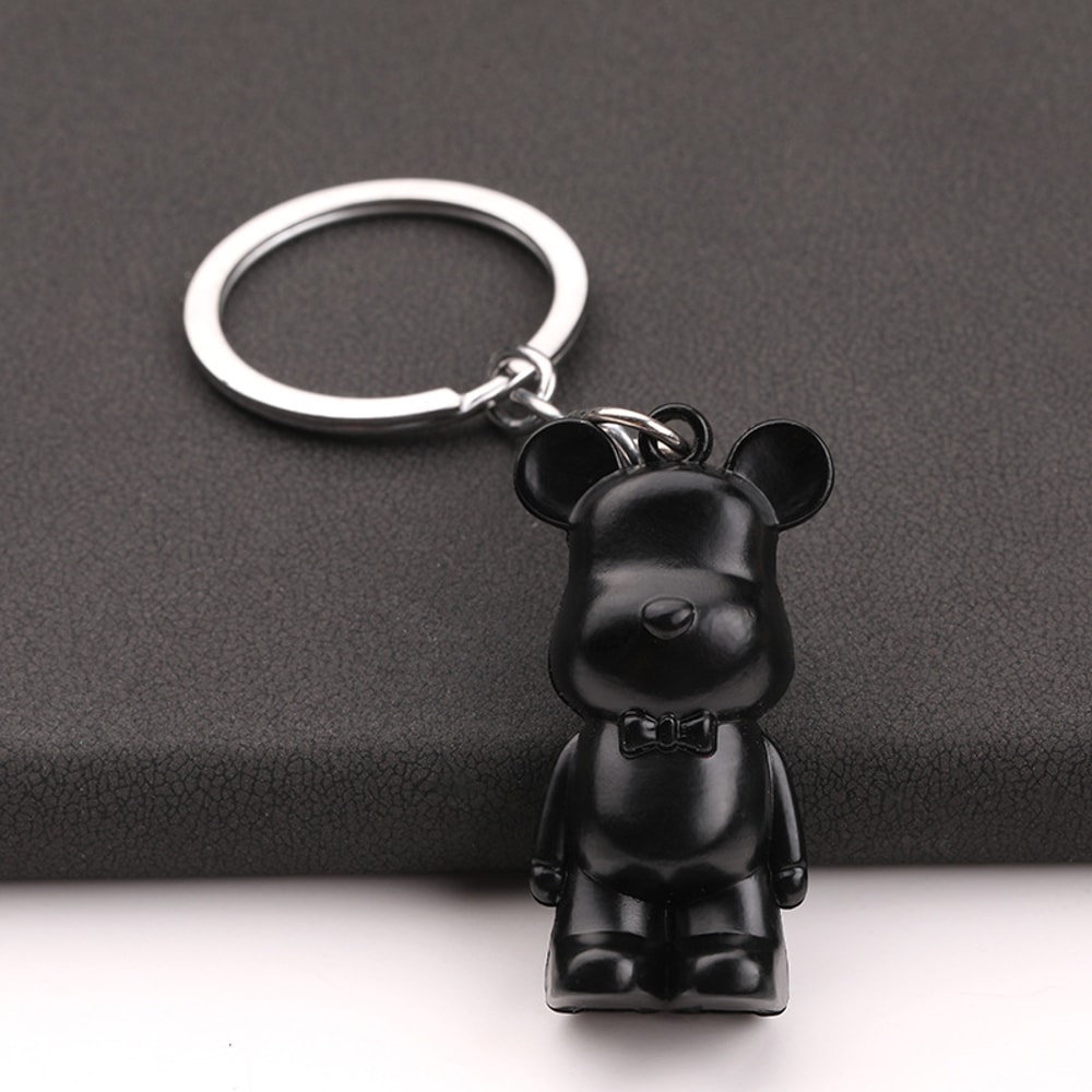 Premium Cute Zinc Alloy Bear Keychain For Car Bag Accessories 5
