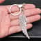 Antique Silver Angel Wing Keyring Pendant Unique Souvenir Gift