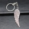 Antique Silver Angel Wing Keyring Pendant Unique Souvenir Gift