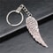 Antique Silver Angel Wing Keyring Pendant Unique Souvenir Gift