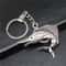 Vintage Silver Swordfish Keychain Pendant for Men Antique Jewelry Gift