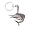 Vintage Silver Swordfish Keychain Pendant for Men Antique Jewelry Gift