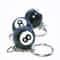 Lucky Billiard Ball Keychain Stylish Resin Pool Key Ring
