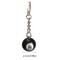Lucky Billiard Ball Keychain Stylish Resin Pool Key Ring