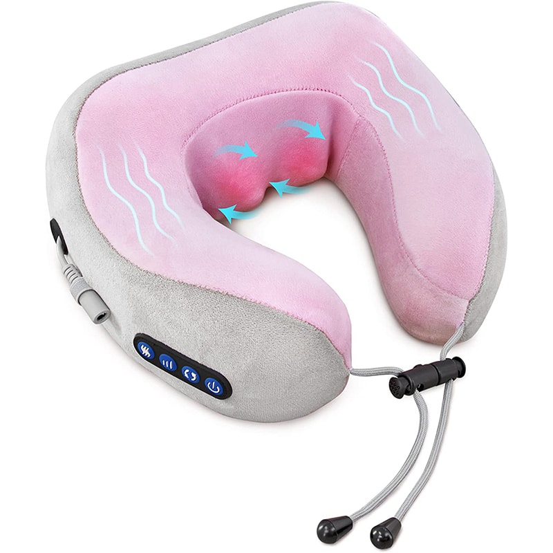 Portable Neck Massager With Heat Vibration For Cervical Pain Relief 7