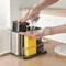 Kitchen Sink Organizer with Soap Dispenser & Storage Rack