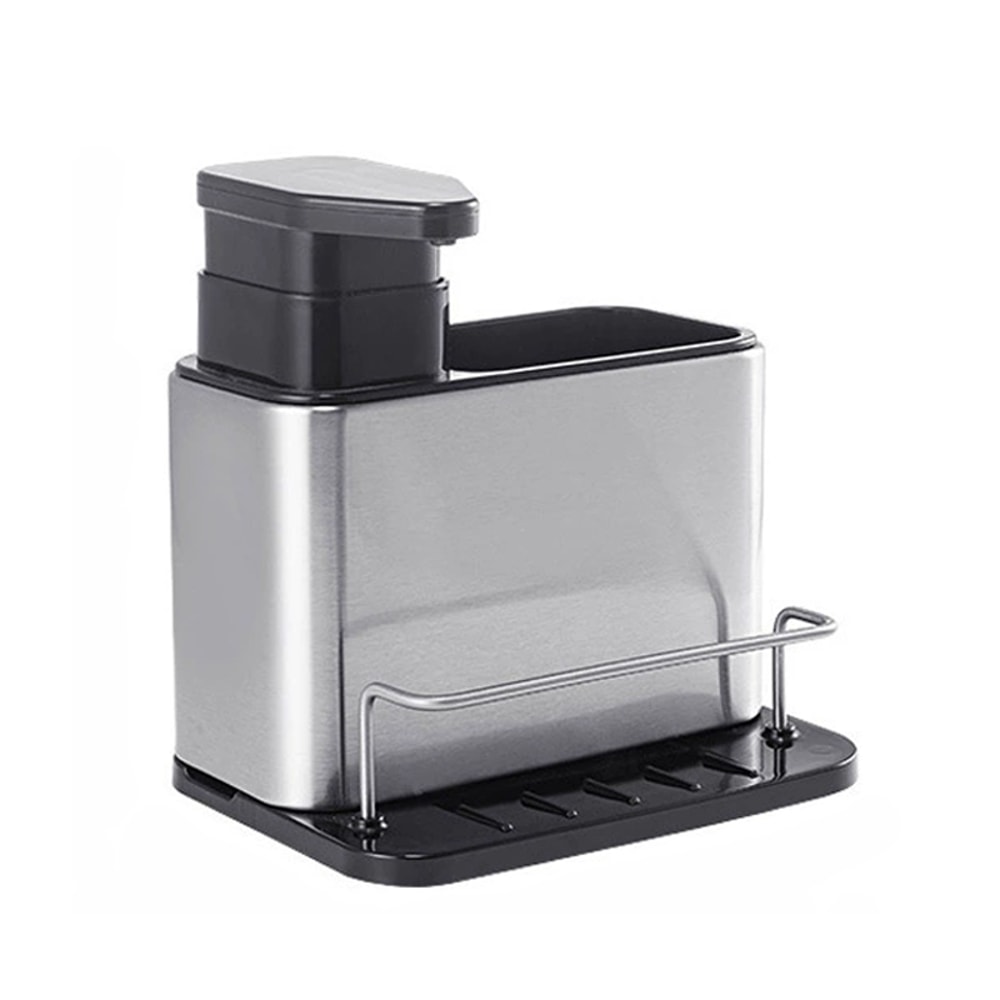 Kitchen Sink Organizer with Soap Dispenser & Storage Rack