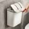 Space Saving Wall Mounted Kitchen Trash Bin Durable Plastic Garbage Storage