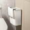Space Saving Wall Mounted Kitchen Trash Bin Durable Plastic Garbage Storage
