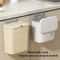 Space Saving Wall Mounted Kitchen Trash Bin Durable Plastic Garbage Storage