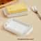 Premium Butter & Cheese Storage Box with Lid Refrigerator Crisper & Slicer