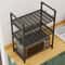 Premium Multi Purpose Kitchen Storage Rack Adjustable Thickened Shelf with Tool Hooks