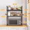 Premium Multi Purpose Kitchen Storage Rack Adjustable Thickened Shelf with Tool Hooks