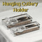 Stainless Steel Cutlery Holder Space Saving Hanging Kitchen Organizer