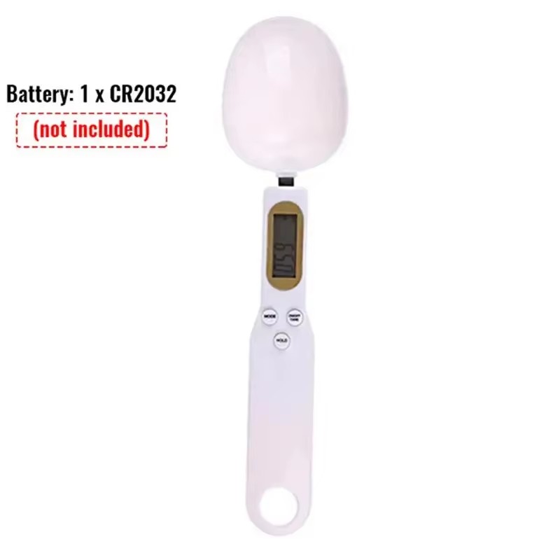 LCD Digital Measuring Spoon Adjustable Kitchen Coffee Scale 7