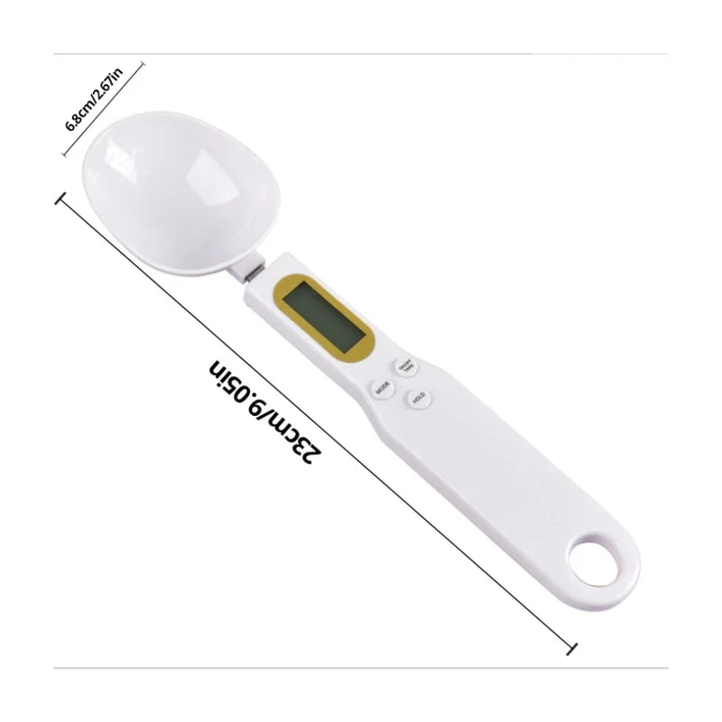 LCD Digital Measuring Spoon Adjustable Kitchen Coffee Scale 5
