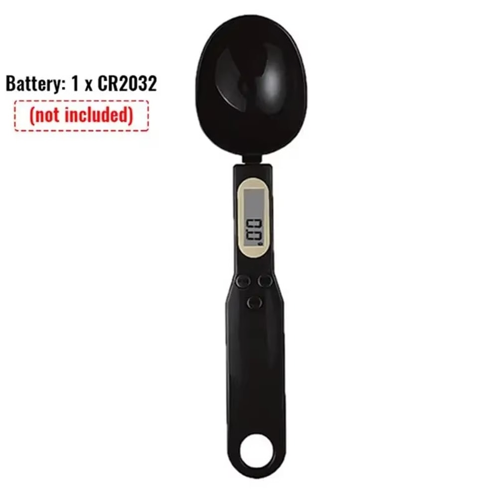 LCD Digital Measuring Spoon Adjustable Kitchen Coffee Scale 6