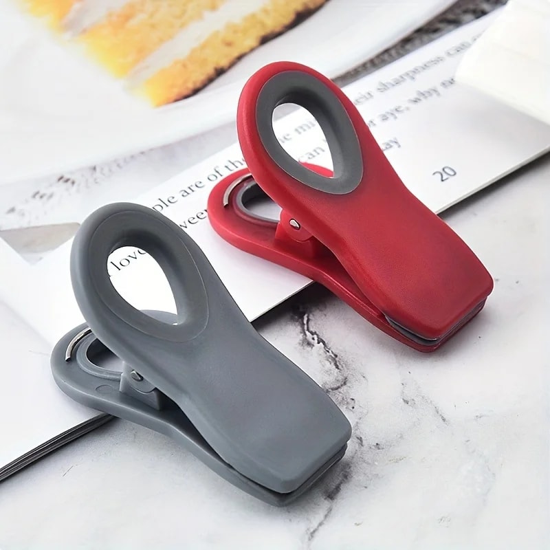 Magnetic Reusable Food Bag Clips Multifunctional Sealing Clips 4