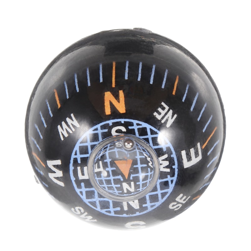 Mini Car Compass Dashboard Ball Outdoor Navigation for Car & Motorcycle