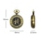 Vintage Pocket Compass Portable Navigation Tool For Outdoor Adventures 2