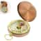 Brass Portable Pocket Compass Retro Luminous Outdoor Compass