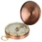 Brass Portable Pocket Compass Retro Luminous Outdoor Compass
