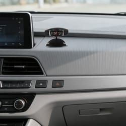 premium mini car dashboard compass compact adhesive & suction mount navigation guide