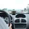 Premium Mini Car Dashboard Compass Compact Adhesive & Suction Mount Navigation Guide